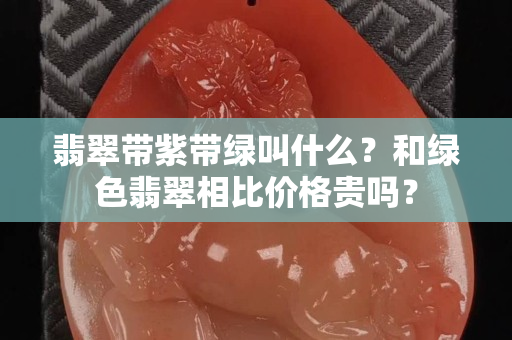 翡翠帶紫帶綠叫什么？和綠色翡翠相比價(jià)格貴嗎？