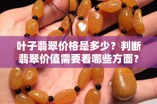 葉子翡翠價(jià)格是多少？判斷翡翠價(jià)值需要看哪些方面？