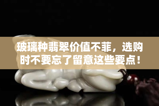 玻璃種翡翠價值不菲，選購時不要忘了留意這些要點！