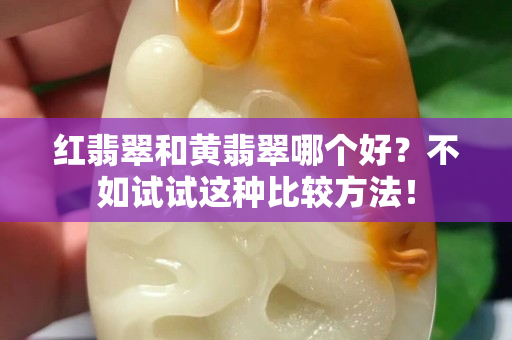 紅翡翠和黃翡翠哪個(gè)好？不如試試這種比較方法！