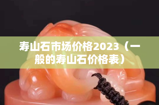 壽山石市場價格2023（一般的壽山石價格表）