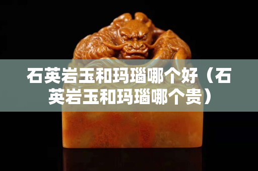 石英巖玉和瑪瑙哪個(gè)好（石英巖玉和瑪瑙哪個(gè)貴）