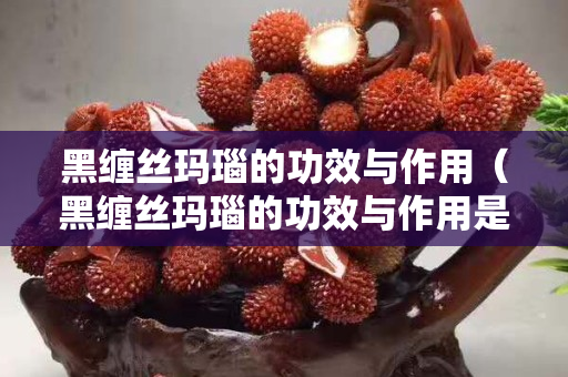 黑纏絲瑪瑙的功效與作用（黑纏絲瑪瑙的功效與作用是什么）