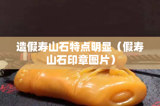 造假壽山石特點明顯（假壽山石印章圖片）