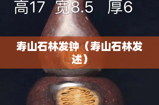 壽山石林發(fā)鐘（壽山石林發(fā)述）