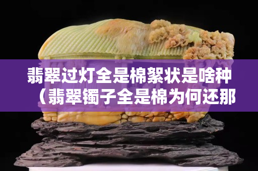 翡翠過(guò)燈全是棉絮狀是啥種（翡翠鐲子全是棉為何還那么貴）